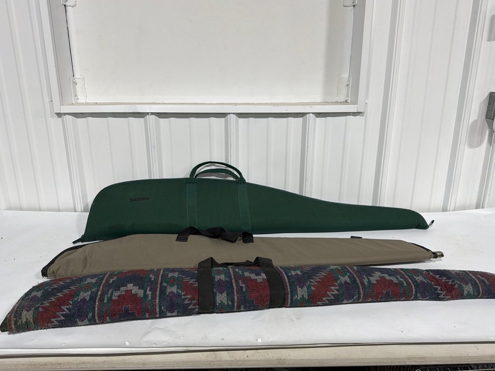 Three Soft Long Gun Cases