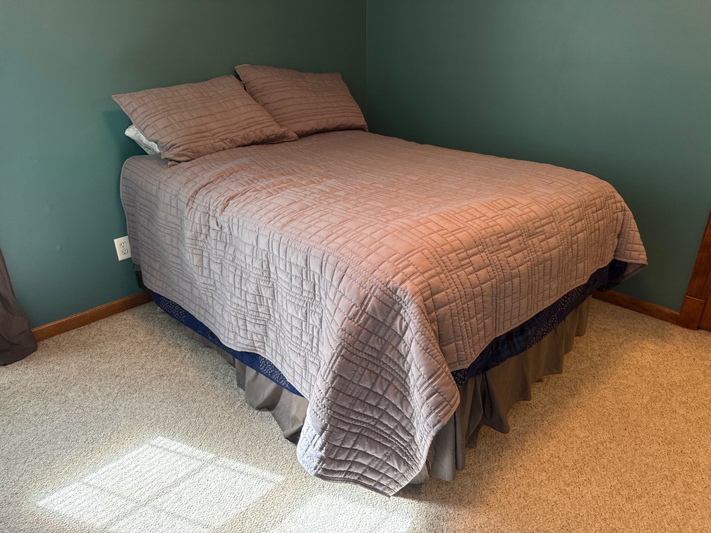Bed Frame With Box Spring And Bedding