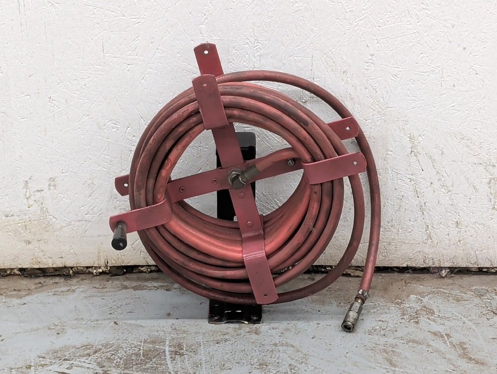 Manual Hose Reel With Air Hose