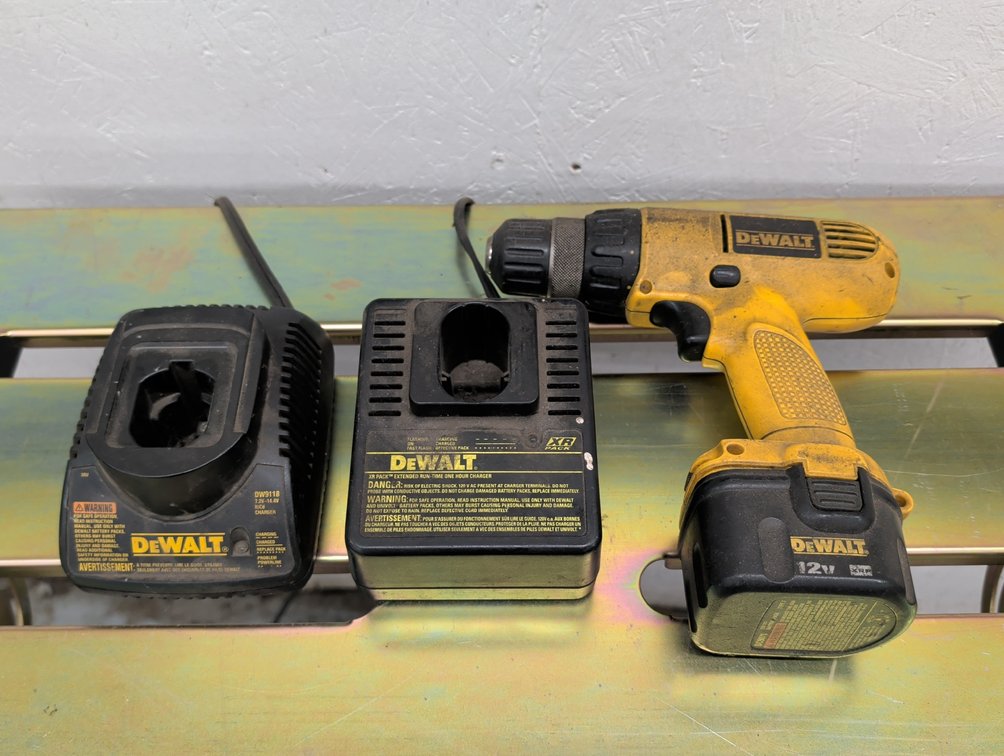 DeWalt 12V Drill With Chargers