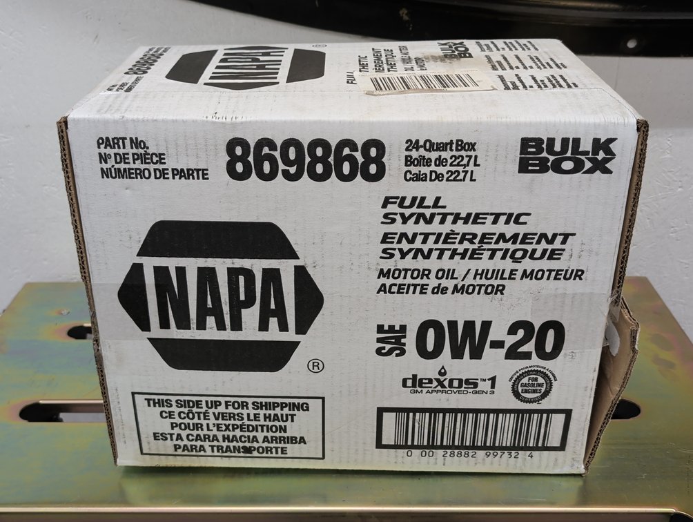 NAPA 0W-20 Synthetic Motor Oil