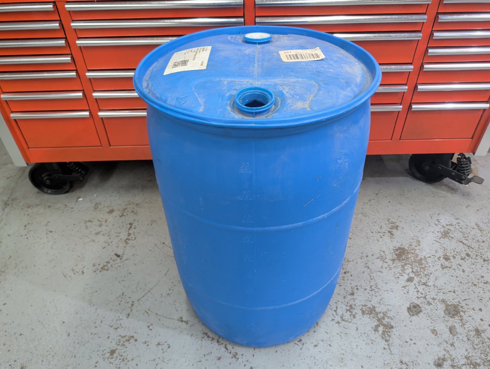55 Gallon Plastic Drum
