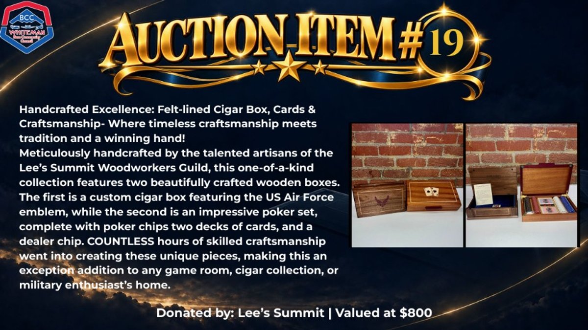 Handcrafted Excellence: Felt-lined Cigar Box, Cards & Craftsmanship