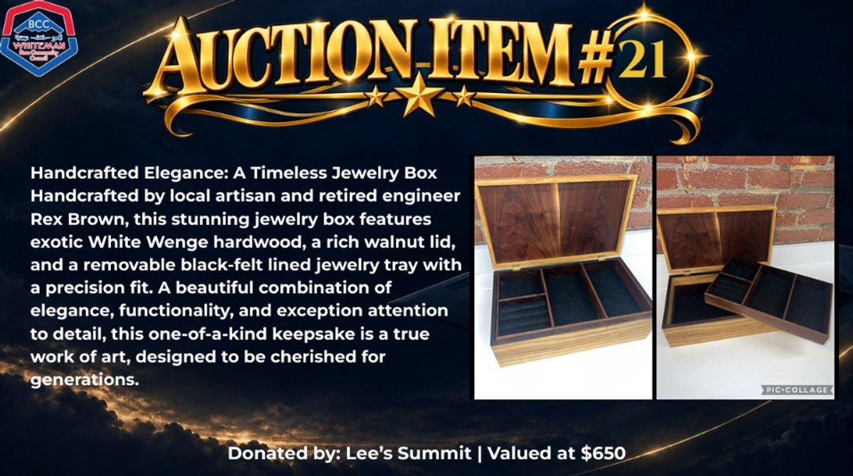 Rex Brown Custom Handcrafted Jewelry Boxes