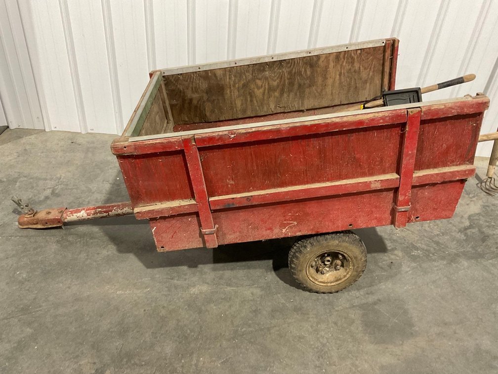 Wood Garden Trailer 