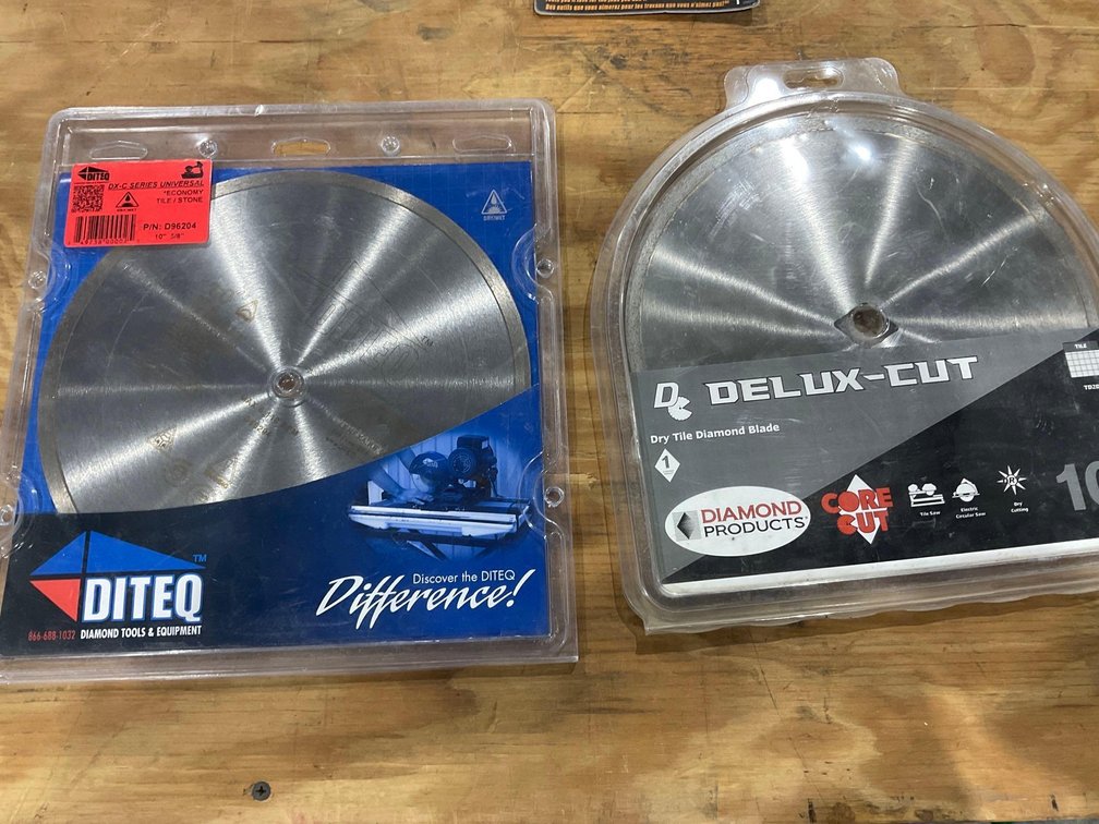 Diteq& QC Diamond Dry/Wet Tile/Stone Blades 