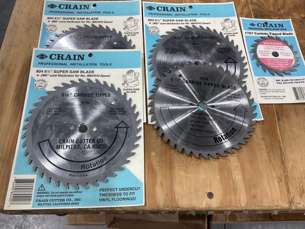 Crain Super Saw Blades 