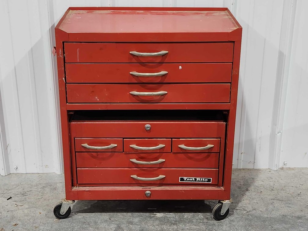 Rolling Tool Box With Contents 
