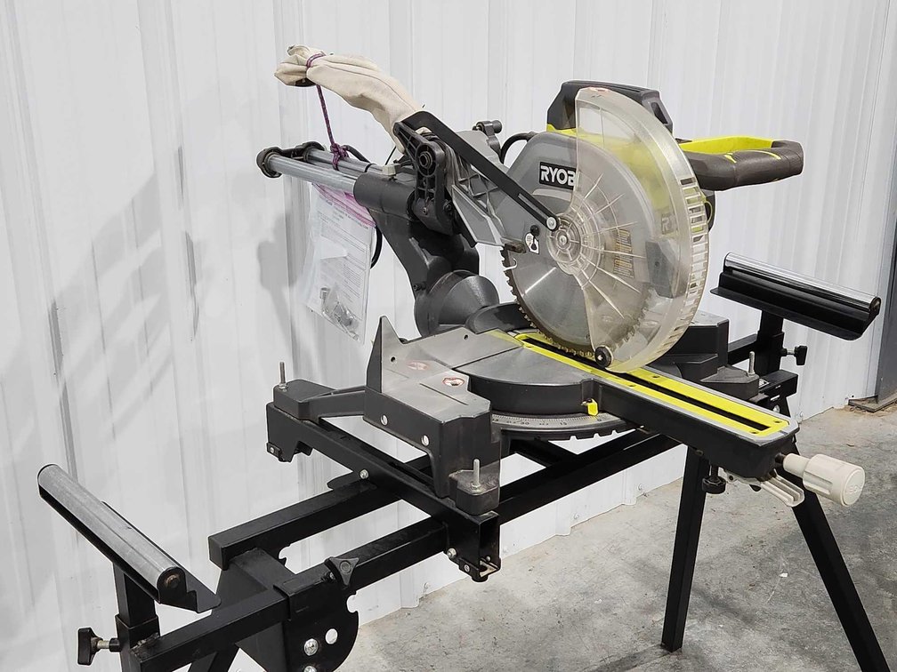 Ryobi Compound Miter Saw With Stand 