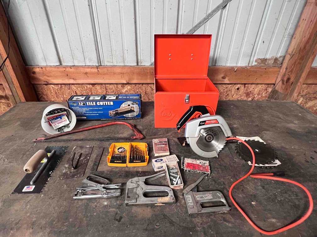 Circular Saw And Tools 