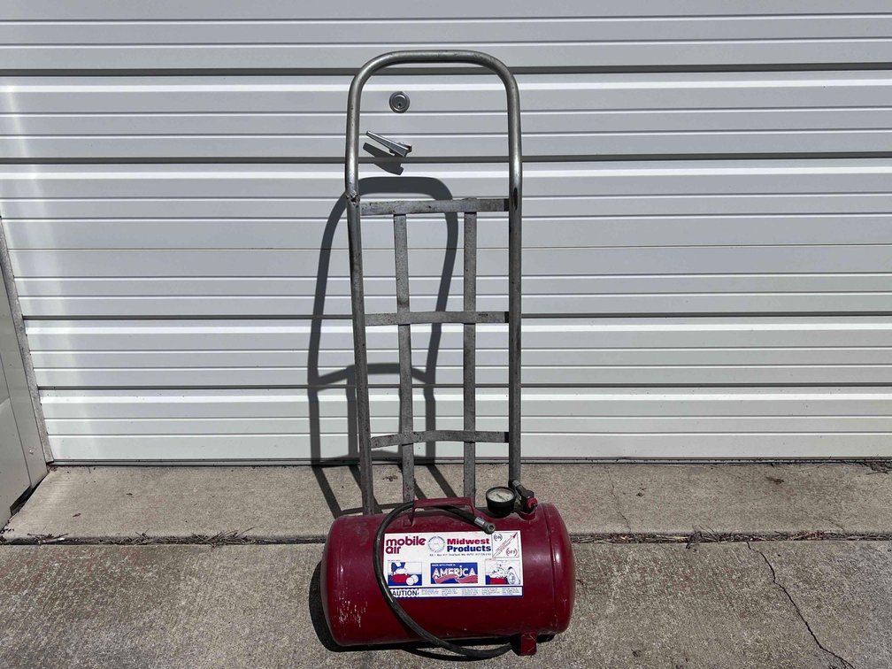 Air Compressor And Dolly 