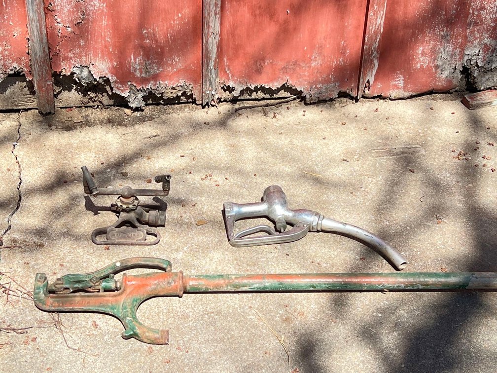 Vintage Tokheim Gas Pump, Hydrant And Sprinkler 