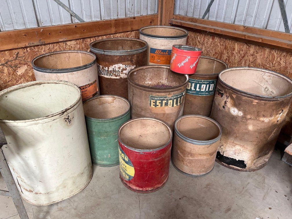 Assorted Vintage Barrels 