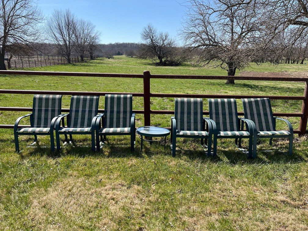 Patio Chairs And Table 