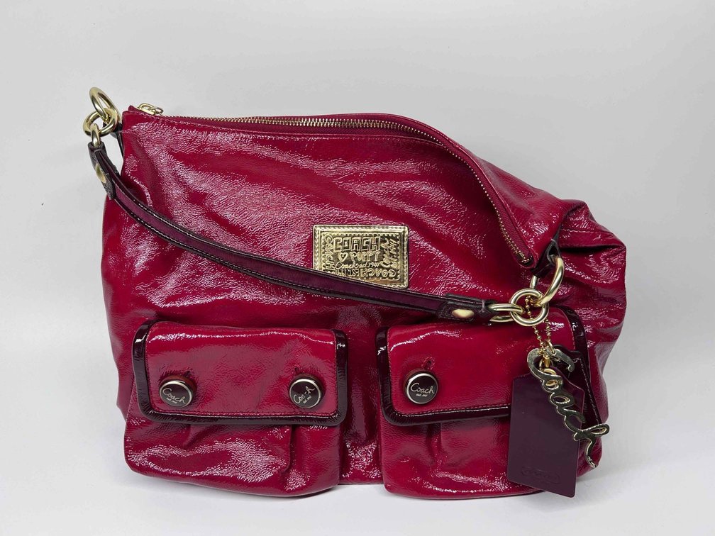 Coach Poppy Patent Leather Purse