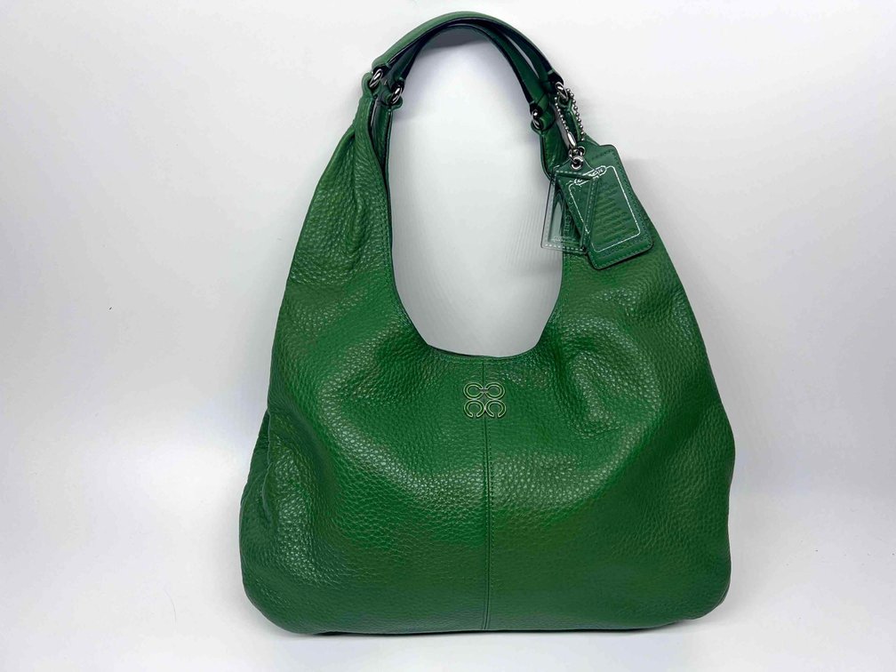 Coach Green Leather Purse 