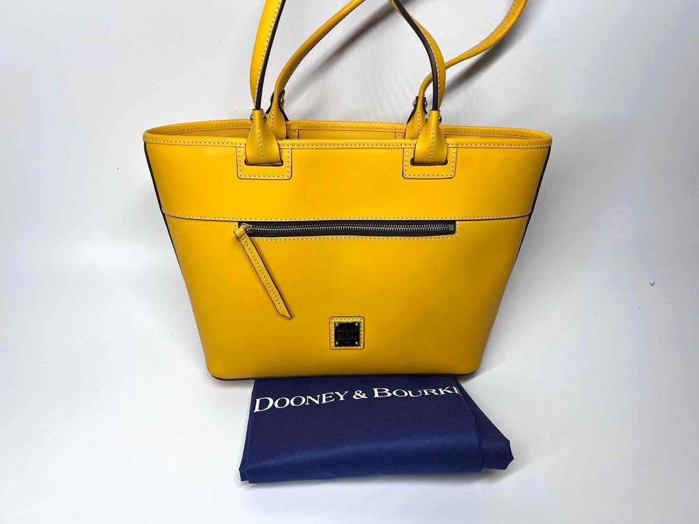 Dooney & Bourke Yellow Leather Tote