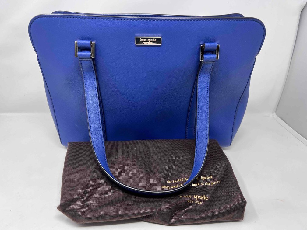 Kate Spade Classic Royal Blue Leather Purse 