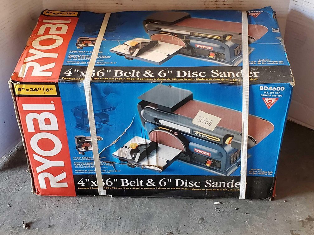 Ryobi 4" x 36" Belt & 6" Disc Sander
