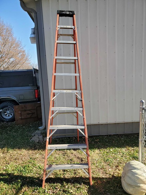 Werner 10' Fiberglass Ladder
