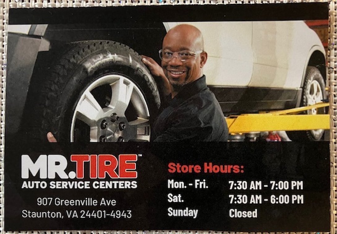 Mr. Tire oil change