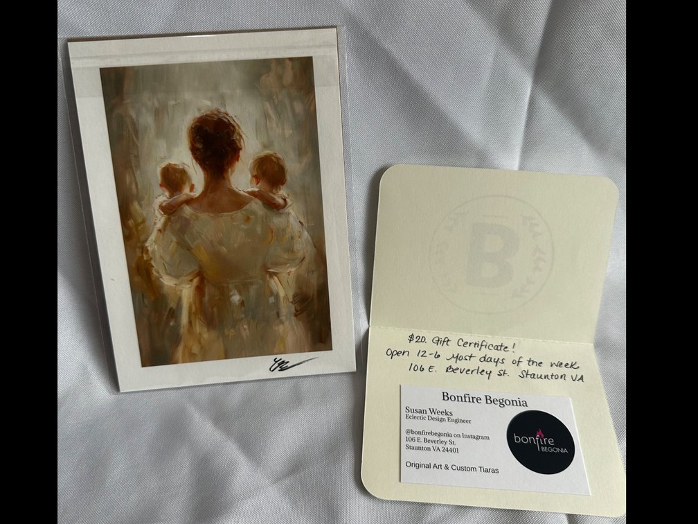 Greeting card and gift card