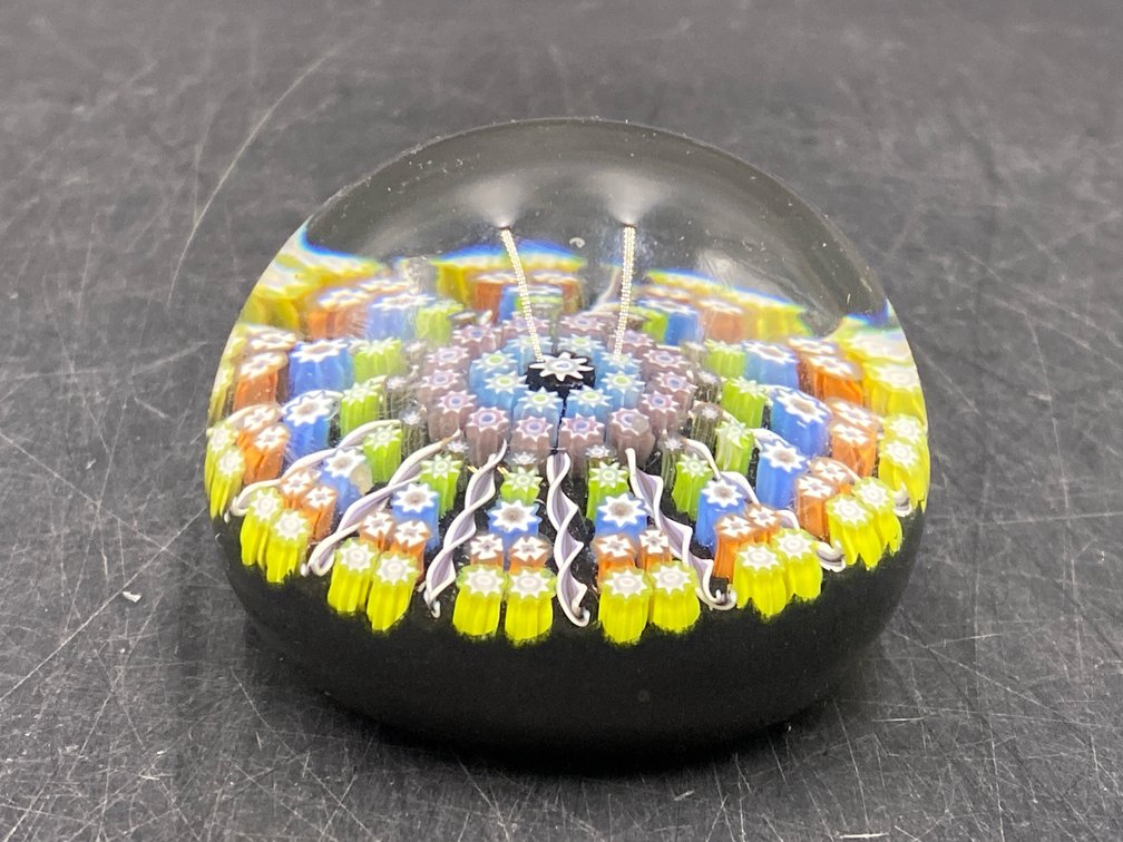 Millefiori Glass Paper Weight