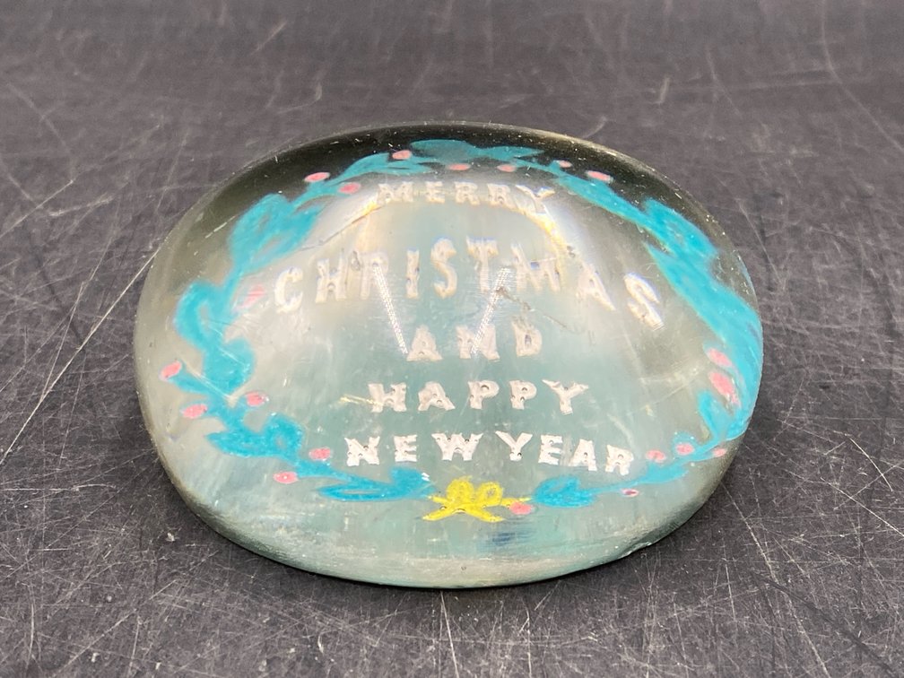 Vintage Art Glass Paperweight