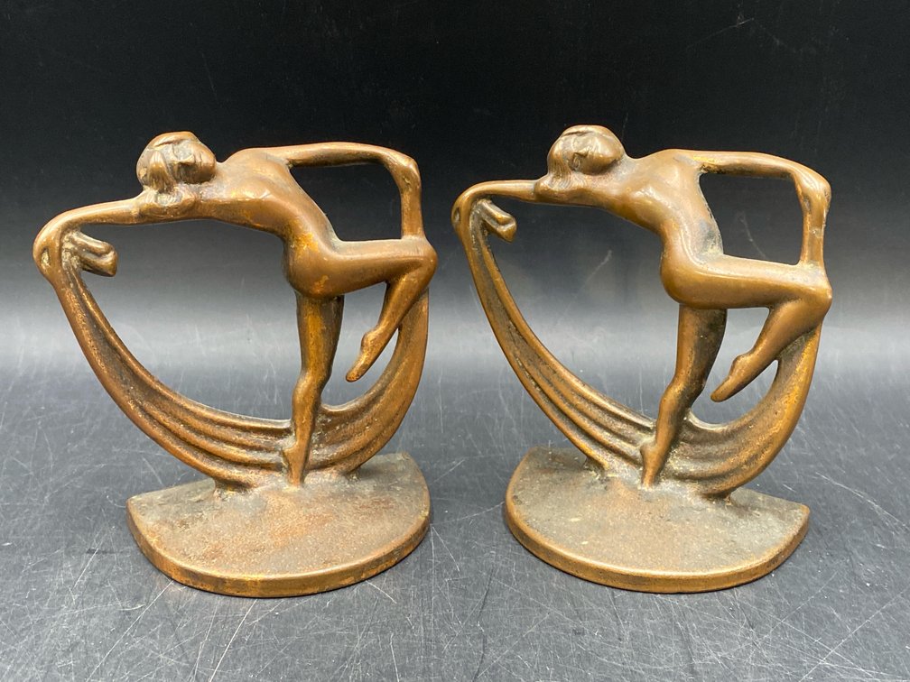 Art Deco Brass Style Bookends