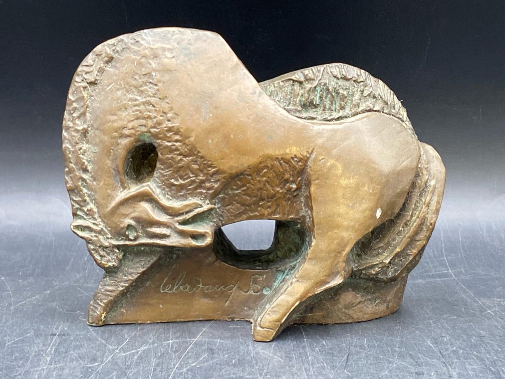Lebadang Bronze-Style Horse Sculpture