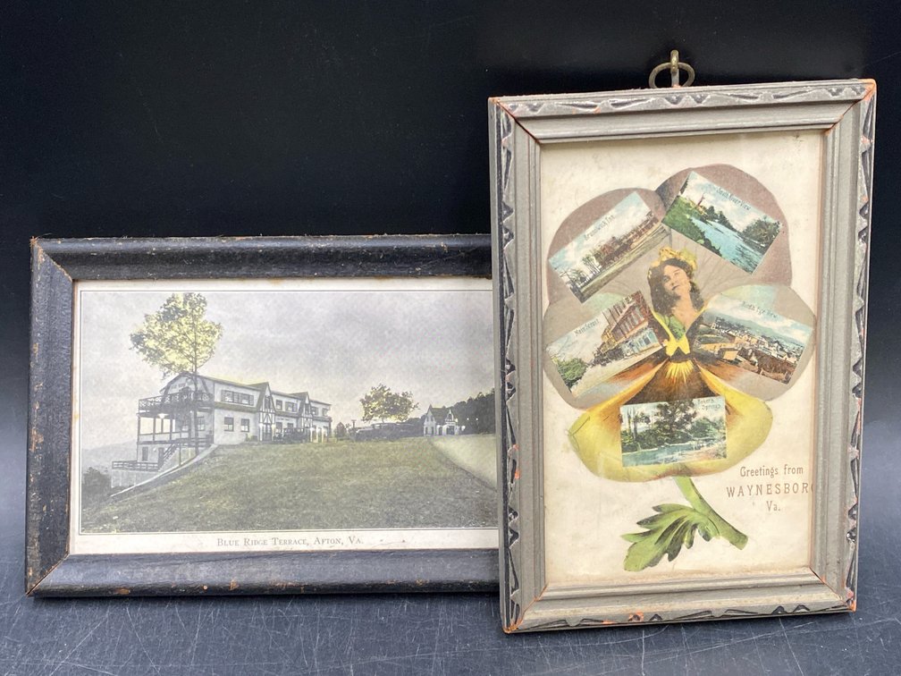 Afton & Waynesboro, VA Framed Local Postcards