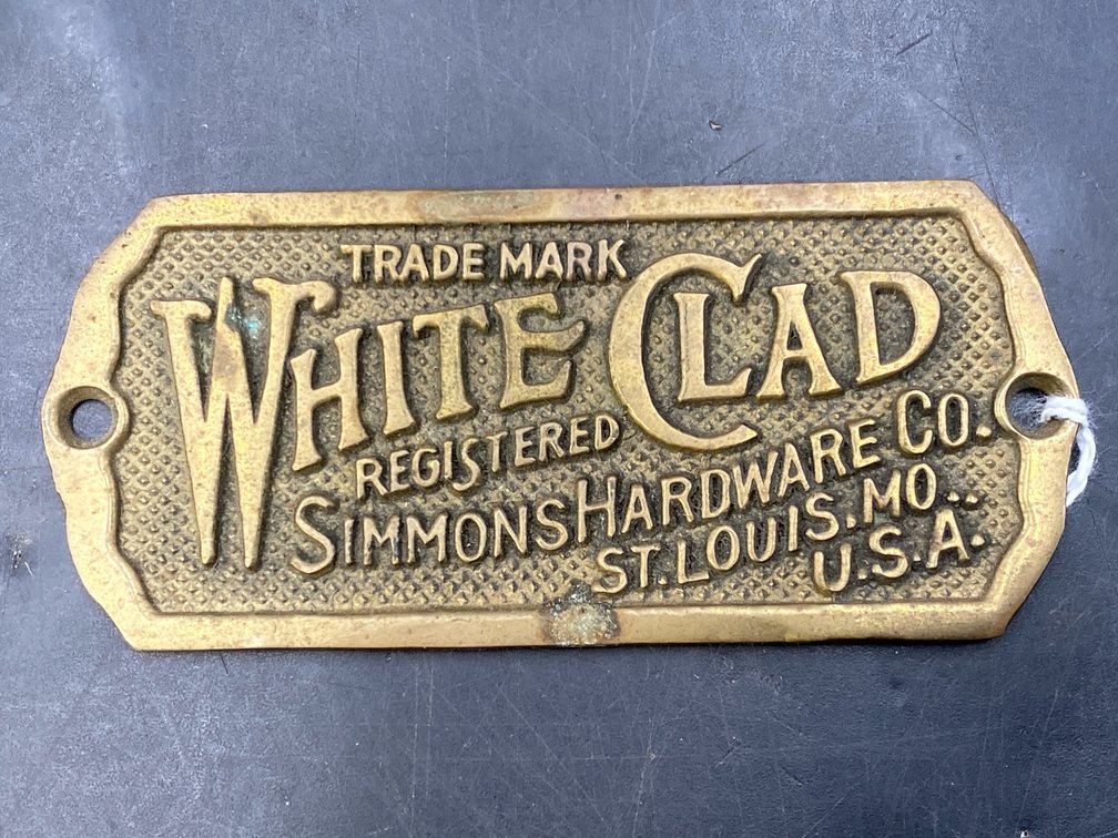 Simmons Hardware Manufacturing Furniture Plaque