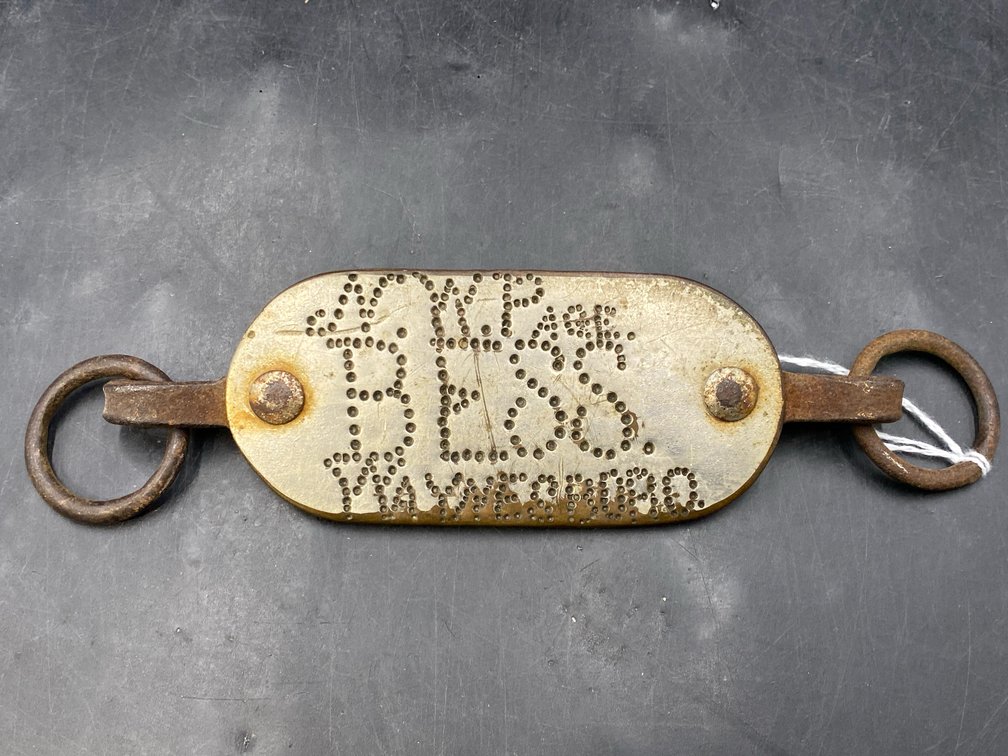 Waynesboro, VA Homemade Dog Collar Name Plate