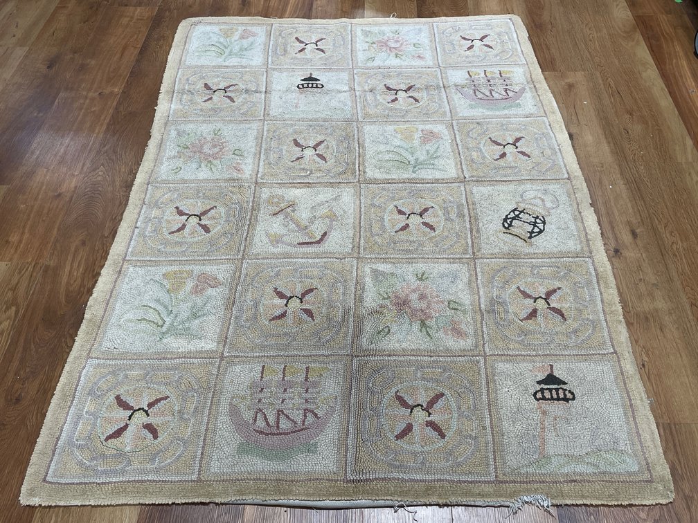 Vintage Hooked Rug