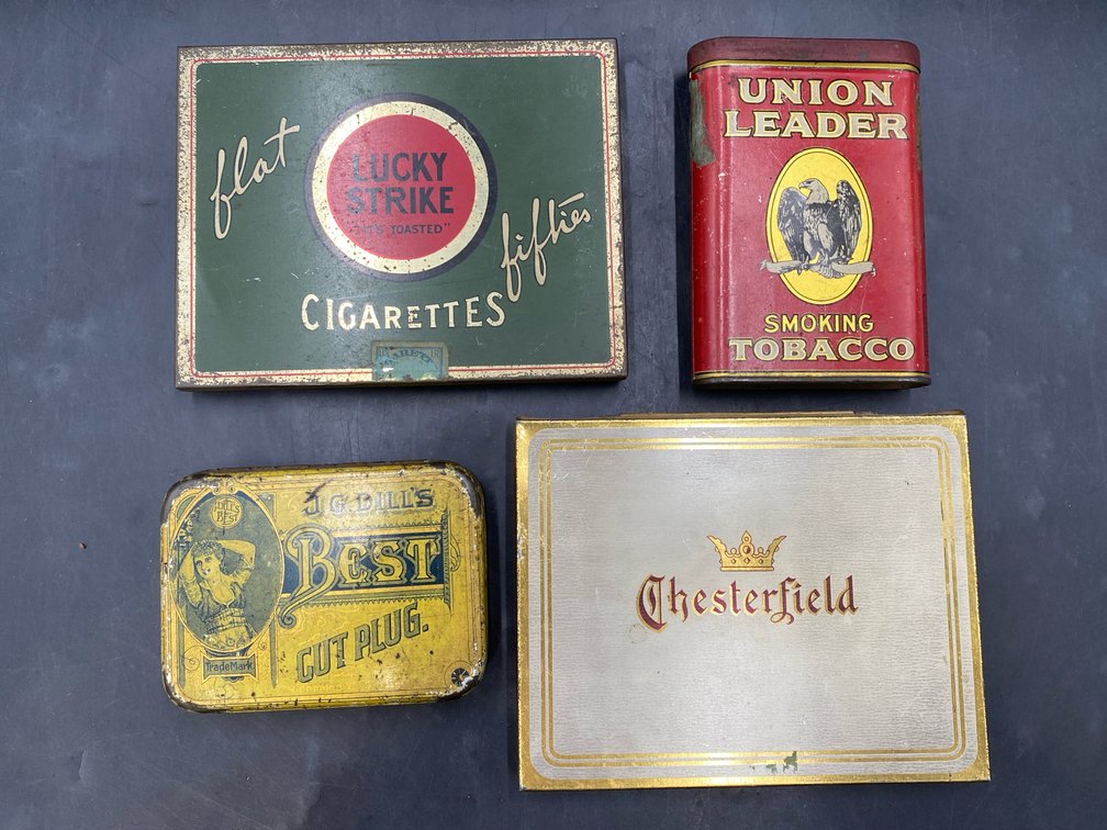 Country Store Tobacco Advertising Tins