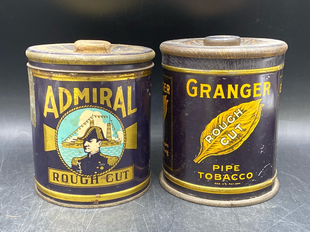 Tobacco Advertising Tins Lot of 2