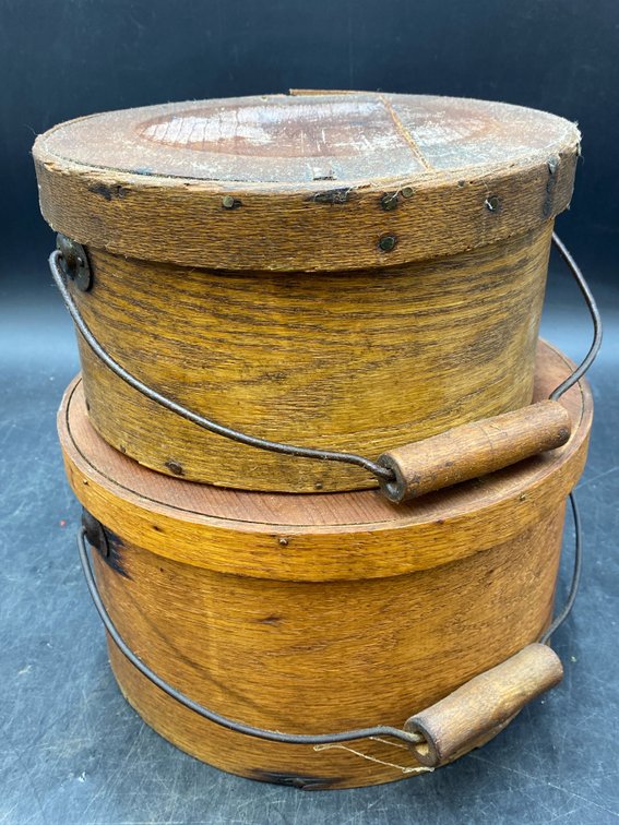 Vintage Bentwood Pantry Boxes