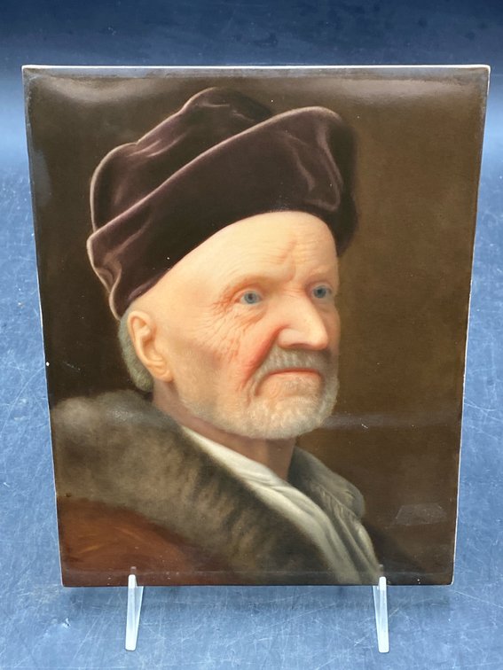 KPM Porcelain Portrait Plaque