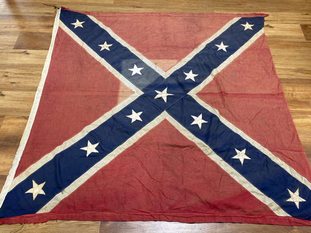 Weathered Confederate Flag