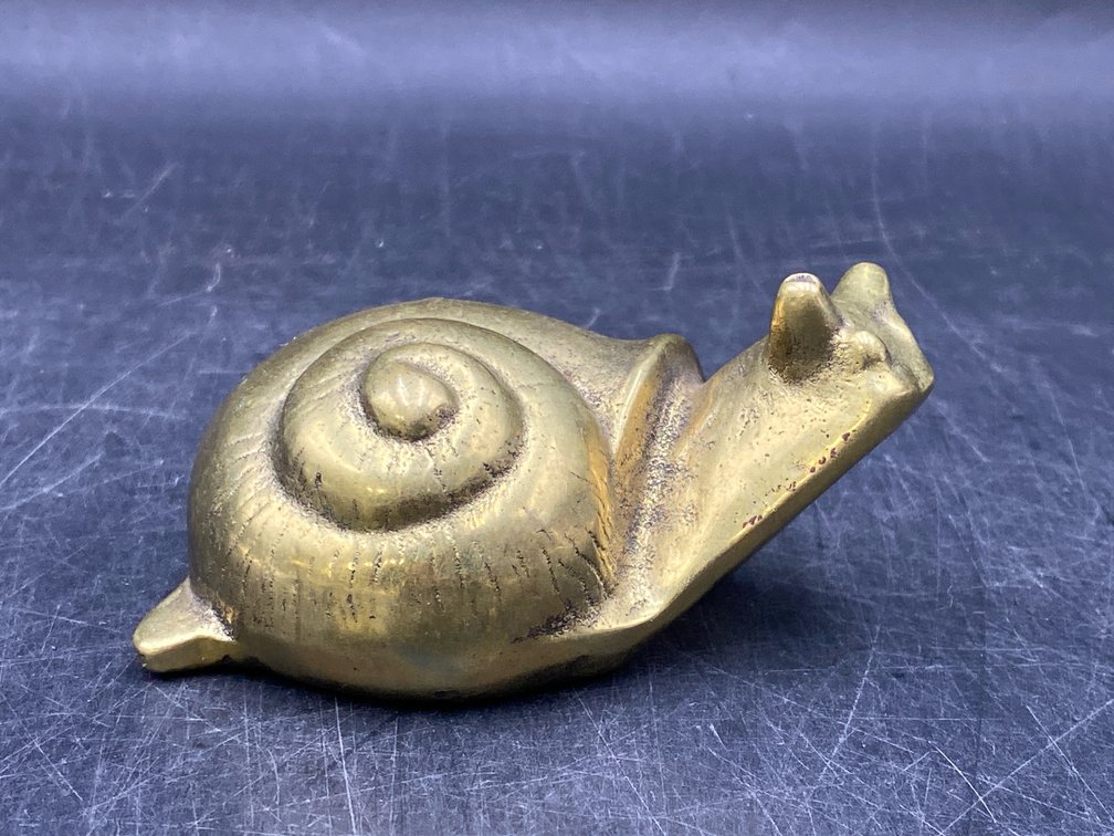 VMC Brass Snail Paperweight