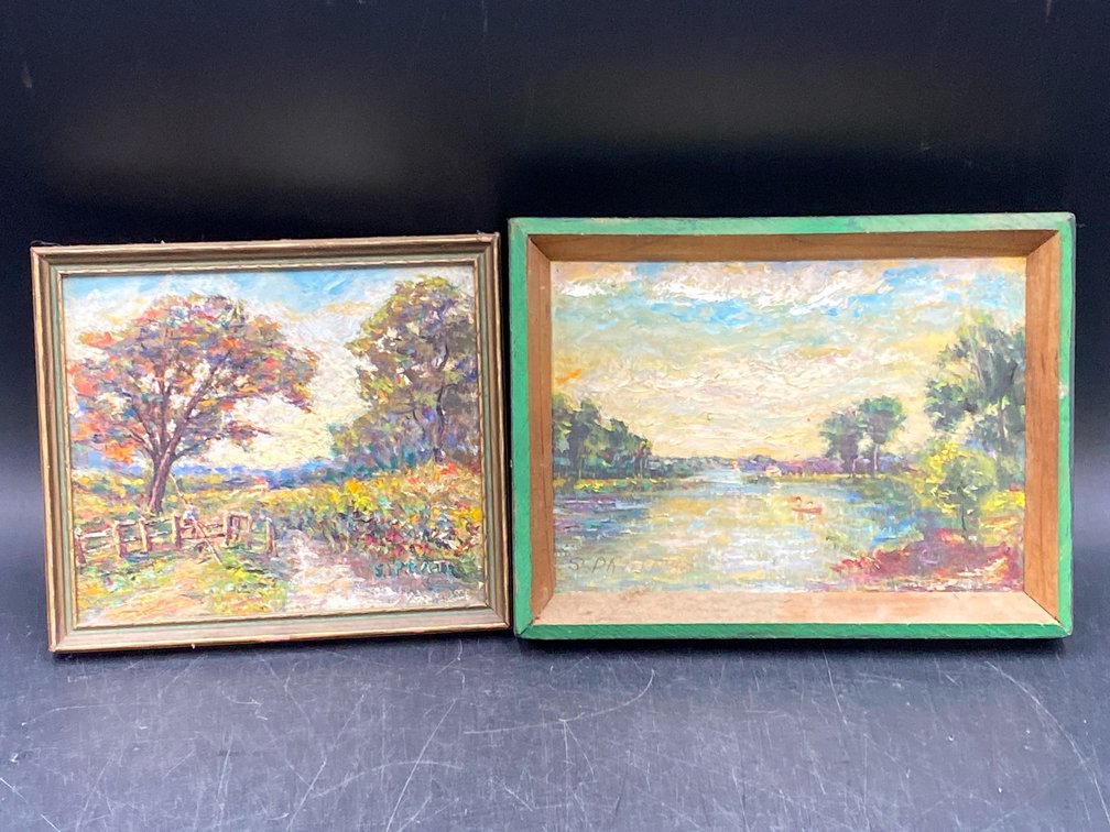 Samuel Baldwin Pratt (1903-1999, Virginia) Mini Landscape Paintings