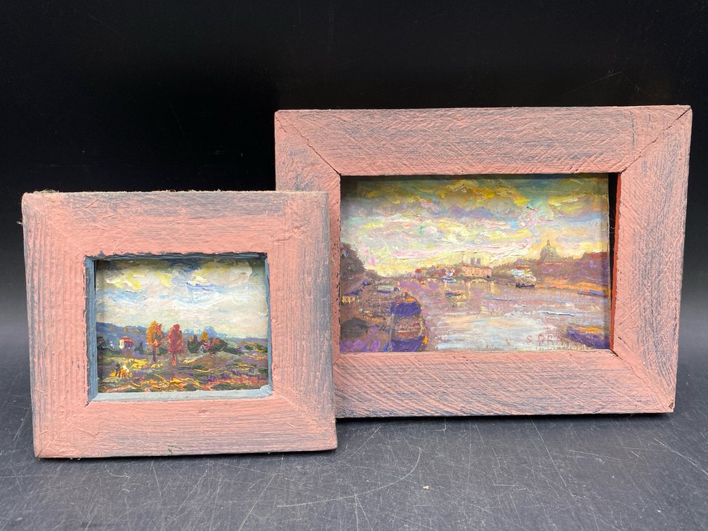 Samuel Baldwin Pratt (1903-1999, Virginia) Mini Landscape Paintings