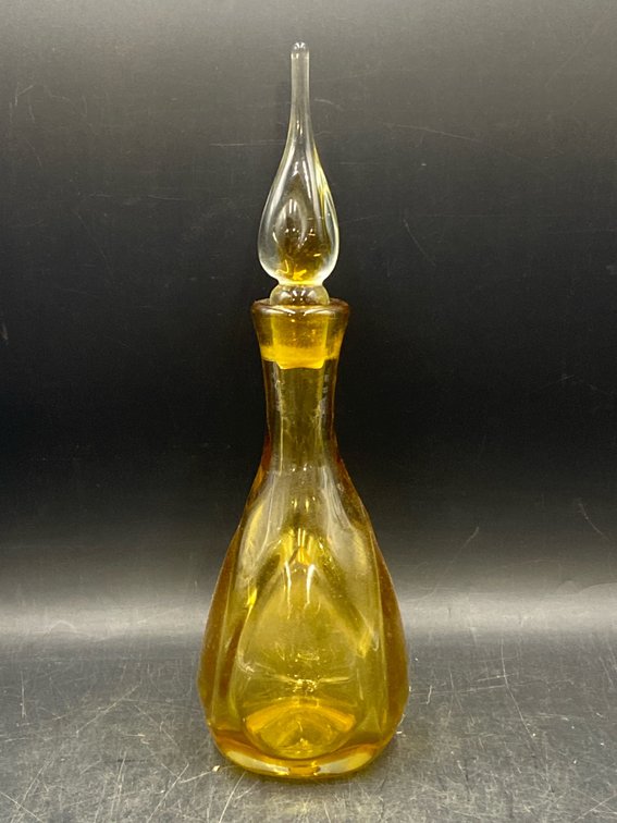Kanawha Amber Art Glass Decanter