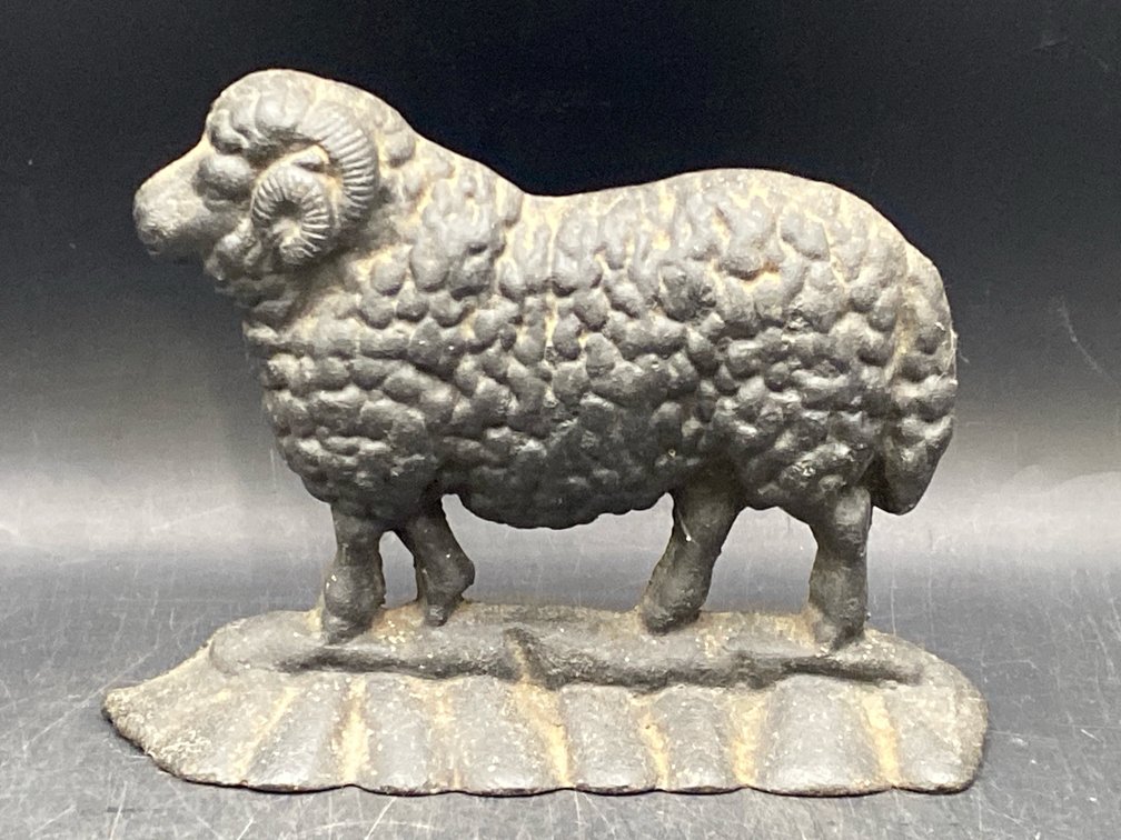 Cast Iron Ram Doorstop