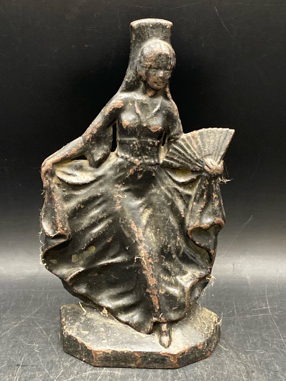 Cast Iron Dancing Lady Door Stop