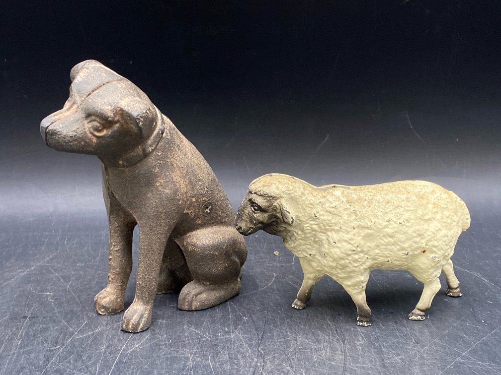 Farm Animal Cast Iron Coin Banks