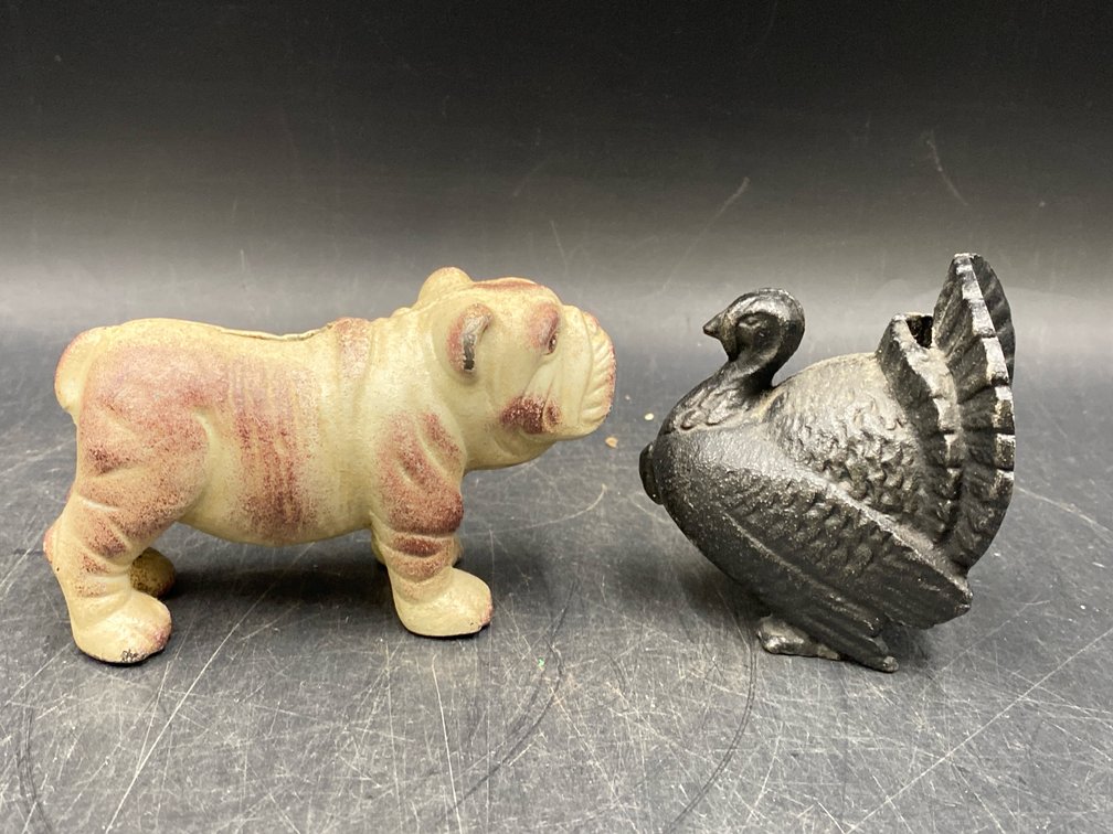 Animal Themed Cast Iron Coin Banks