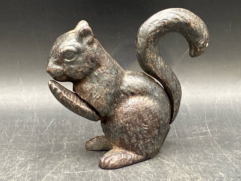 Cast Iron Squirrel Nutcracker