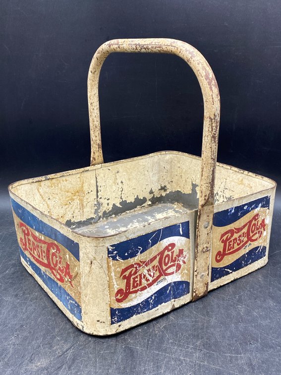 Metal Pepsi Carrying Basket