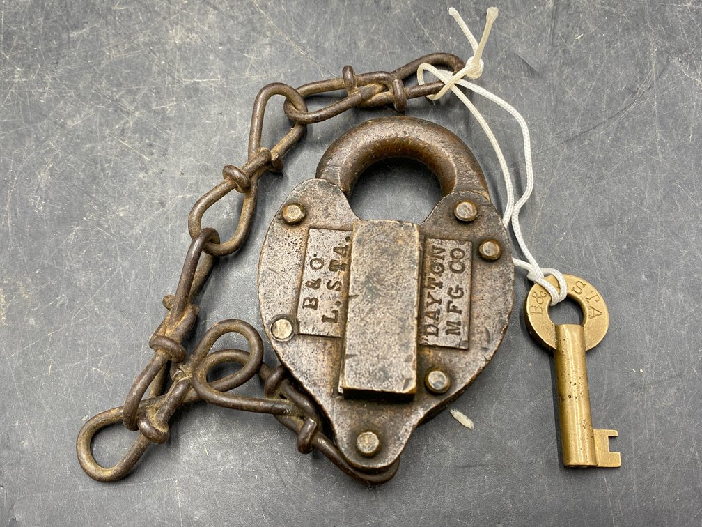 B&O Railroad Brass Lock